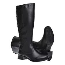 Bota Montaria Feminina 231 Cano Longo Moda Estilo Lançamento