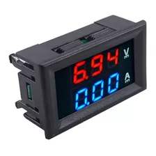 Voltímetro Amperímetro Digital 100v 50a Com Shunt P/ Fonte