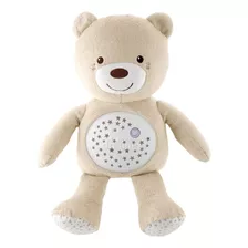 Ursinho De Pelucia Chicco Projetor Bebê Urso, Bege