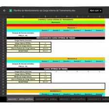 Planilha De Monitoramento Da Carga Interna De Treinamento 