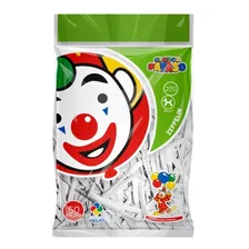 Globos Largos Payaso 50 Piezas #270 Elige Color Para Fiesta Color Blanco