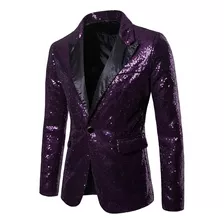 Jaquetas Masculinas Formais Com Glitters, Blazer De Dança Co