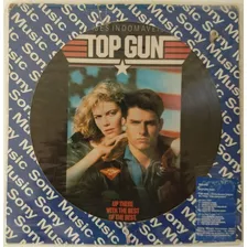 Vinil Lp Disco Trilha Sonora Filme Top Gun Picture Disc 1986