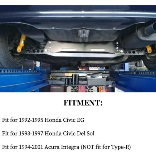 Rear Subframe Brace For Honda Civic Eg 92-95 Del Sol 93- Uux Foto 2