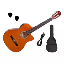 Violão Eletroacústico Nylon Start Nf-14 Giannini + Capa Cabo