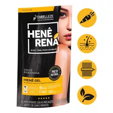 Rena Henê Tonalizante Gel Preto Natural Embelleze 180g