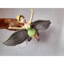 Boneca Fada Tinkerbell Vintage Bate Asas Disney 20cm C/defe