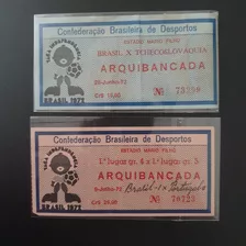 Ingresso Futebol Taça Independência 1972 Brasil Campeão Fina