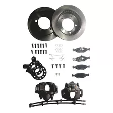 Kit Freio Disco Jeep Willys F75 Rural 4x2 Dianteiro Ventilad