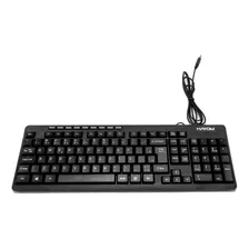 Teclado Com Fio Hayom Tc3200 Teclas Multimídia Para Pc