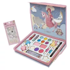 Petaca De Maquillaje Unicornios Belleza