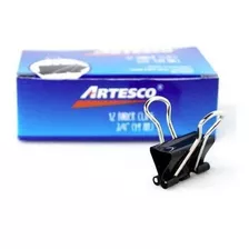 Clip Aprieta Papel Binder Manitos 19 Mm X 12 U Artesco