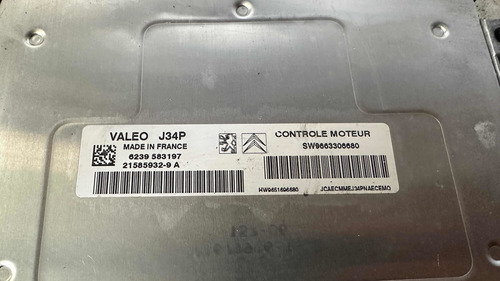 Computadora Ecu Peugeot 207 1.4 Foto 6