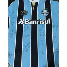 Camisa Umbro Grêmio Oficial Masculina Autografada