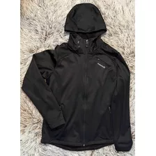 Chamarra Sudadera Avalanche Negra Con Gorro Para Mujer L