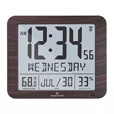 Maraton Cl030067 - Reloj Atomico Con Calendario Completo (
