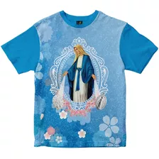 Camiseta Nossa Senhora Das Graças Turquesa