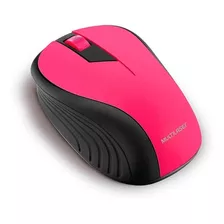 Mouse Sem Fio 2.4ghz Preto E Rosa Usb Multilaser - Mo214