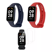 Pack 2 Correas + Micas Para Xiaomi Redmi Smart Band 2 