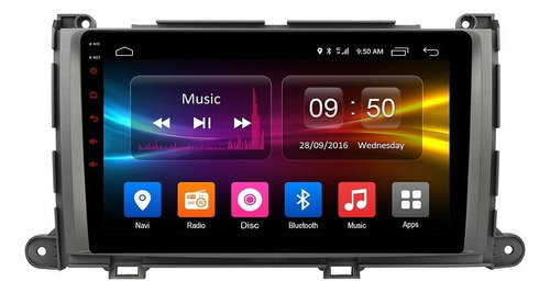 Android Toyota Sienna 2011-2014 Gps Touch Radio Bluetooth Hd Foto 3