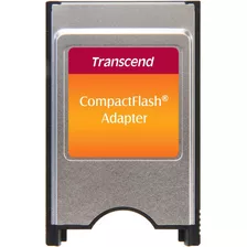 Adaptador Transcend Pcmcia Ata Para Tarjeta Cf