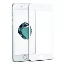 Vidrio 3d Templado Para iPhone 6 Plus 6s Plus Borde Blanco 