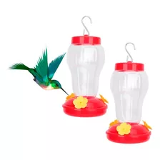 Bebedero Para Colibri Jardín 17cm 470ml Pack 2 Piezas