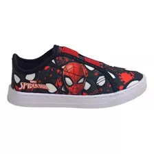 Zapatillas Chicos Spiderman Hombre Araña Elasticos 1400-1