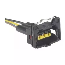 Plug Conector Sensor Rotação Bobina Ignição 3 Fios Gm Fiat 