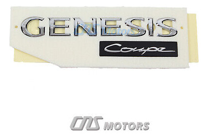 Genuine Trunk Lid Emblem For 10-16 Hyundai Genesis Coupe Ddf Foto 2