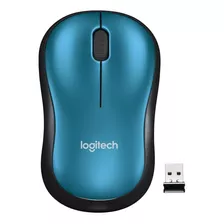 Mouse Sem Fio Logitech M185 Com Pilha Inclusa - Azul