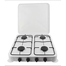 Cocina A Gas 4 Quemadores Encimera Portatil + Set Regulador 