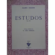 Partitura Violão Estudos Op. 30 Mauro Giuliani M São Marcos