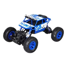 Auto Control Remoto Rc 4x4 Todo Terreno Para Chicos Navidad Color Azul