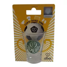 Copo Vidro Shot Aperitivo 60ml Oficial Licenciado Palmeiras