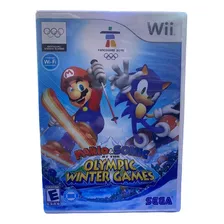 Mario E Sonic At The Olympic Winter Games Wii Original Usado