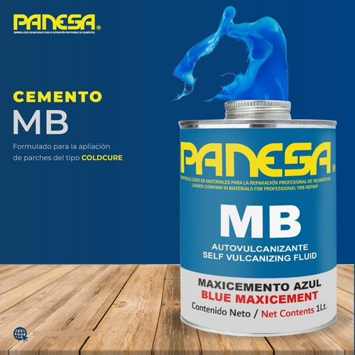 Cemento Para Vulcanizar Panesa Maxi Cemento Mb 500ml Foto 2
