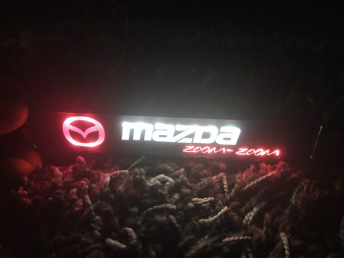 Emblema Decorativo Led, Con Logo Mazda Zoom Zoom Foto 6