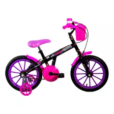 Bicicleta Infantil Aro 16 Feminina Unicornio Boneca Ktx