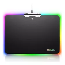 Led Mousepad Alfombrilla De Ratón De Juego - Hcman Cómodo Rg