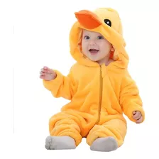 Macacão Fantasia Infantil Bebê Urso Do Pintinho Amarelinho
