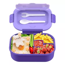 Lonchera Bento Box Lunch Para Niños Escolares Oficina 1300ml