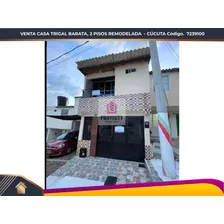 Venta Casa Cucuta Trigal Barata 2 Pisos Remodelada