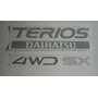 Daihatsu Terios Emblema Trasero 8x5 Cm Daihatsu Terios Kid