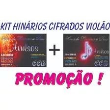 Kits Duplo - Hinários Cifrados Violão Avulsos 1 E 2