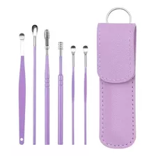 Kit De Limpieza De Oidos De 6pcs + Estuche Portatil