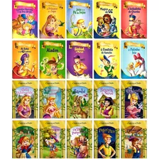 Coleção Com 20 Livros Infantis - Clássicos De Sempre E Clássicos De Ouro - 13,5 X 20 Cm - 8 Páginas