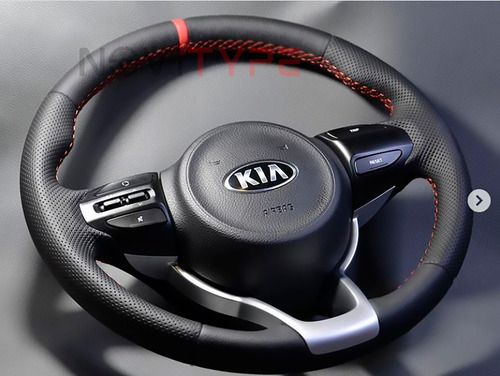 Funda Cubre De Volante Kia Rio 2018 2019 2020 2021 Piel Real Foto 2