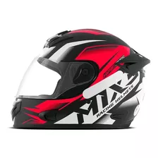 Capacete Masculino Fechado Mixs Mx2 Storm Fosco Cor Vermelho-fosco Tamanho Do Capacete 62