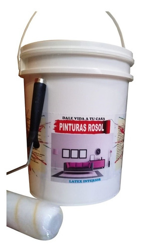 Pintura Latex Interior Super  Lavable 20t Rosol Promocion!